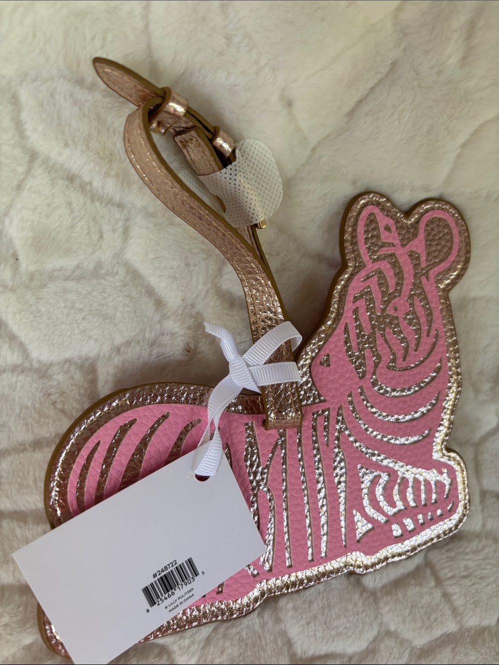 Lilly Pulitzer Zebra Luggage Tag - Picture 6 of 8